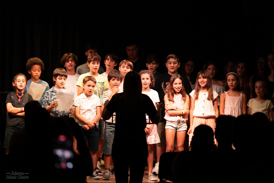 clase de coro musical en Reus