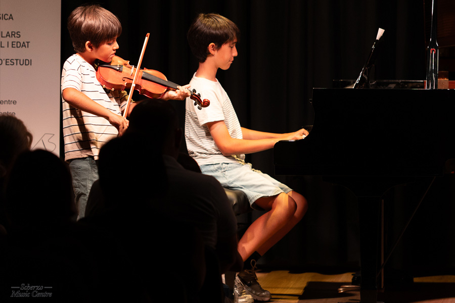 clase de musica individual compartida
